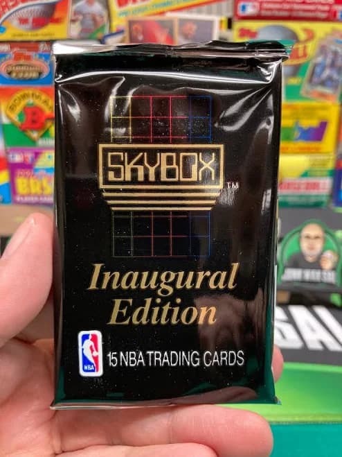 NBA Skybox 1990-91 Season Basketball Series 1 Trading Card WAX Box (36 Packs) - Thumbnail 8