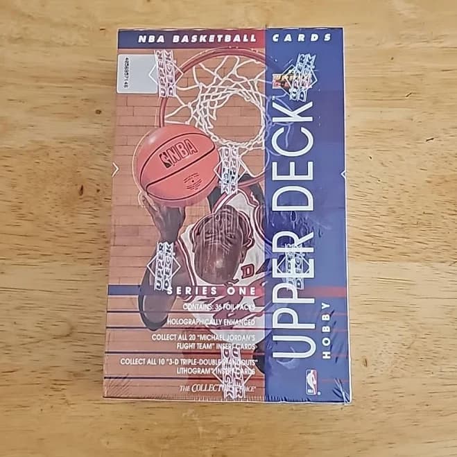 1993-94 Upper Deck Basketball Series One Sealed Wax Box - 36 Packs - Thumbnail 8