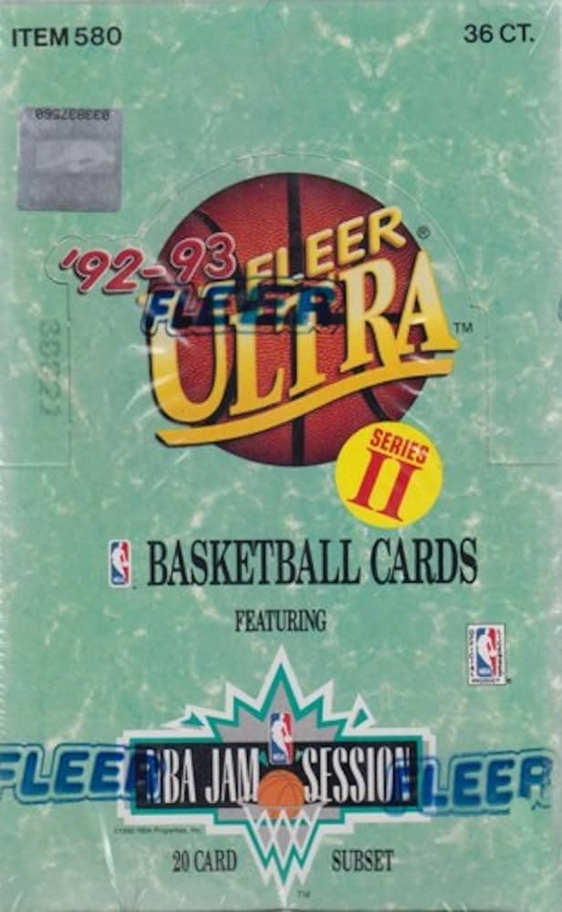 1992-93 Fleer Ultra Series 2 NBA Basketball Card Box - Thumbnail 2