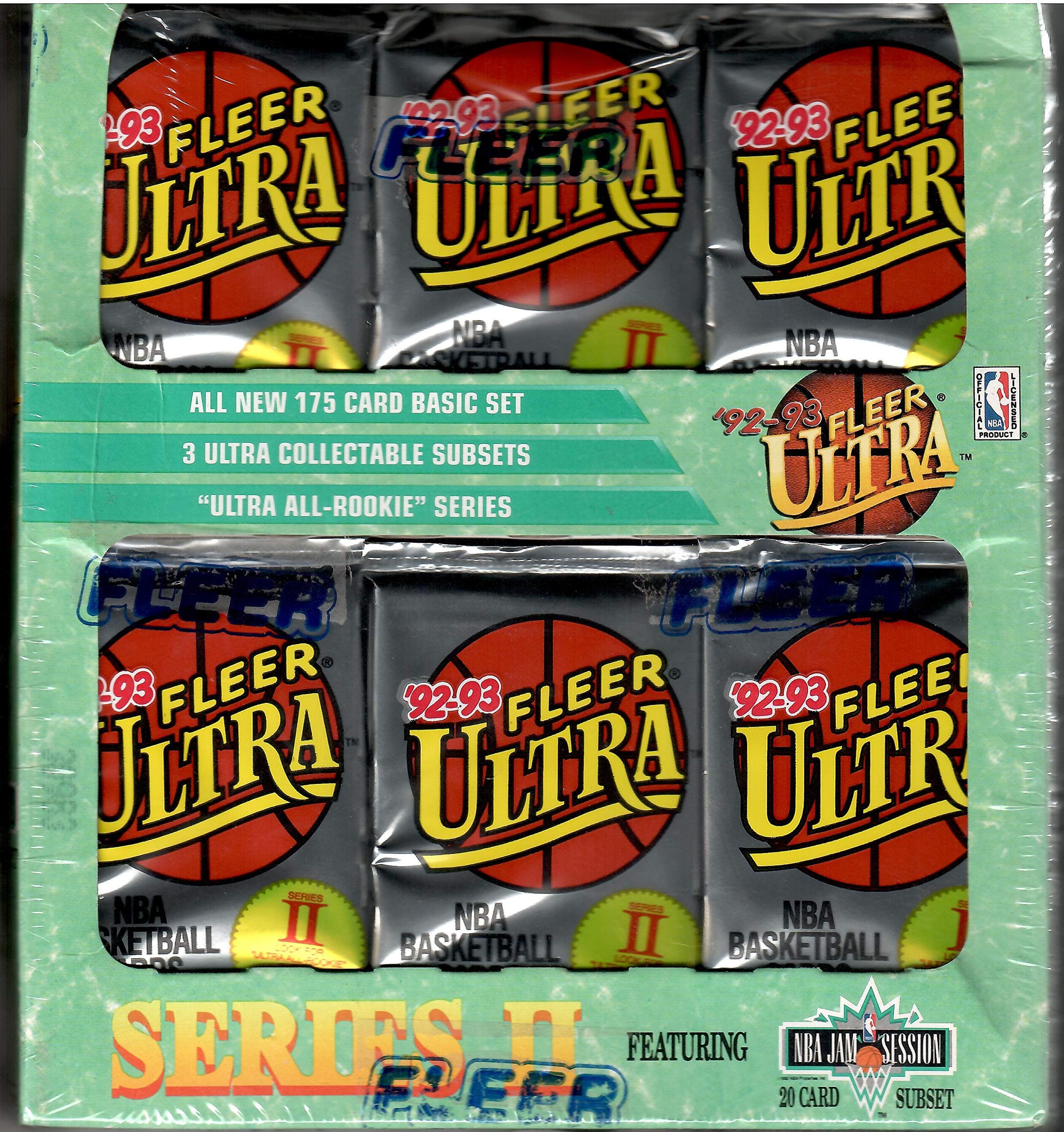 1992-93 Fleer Ultra Series 2 NBA Basketball Card Box - Thumbnail 3