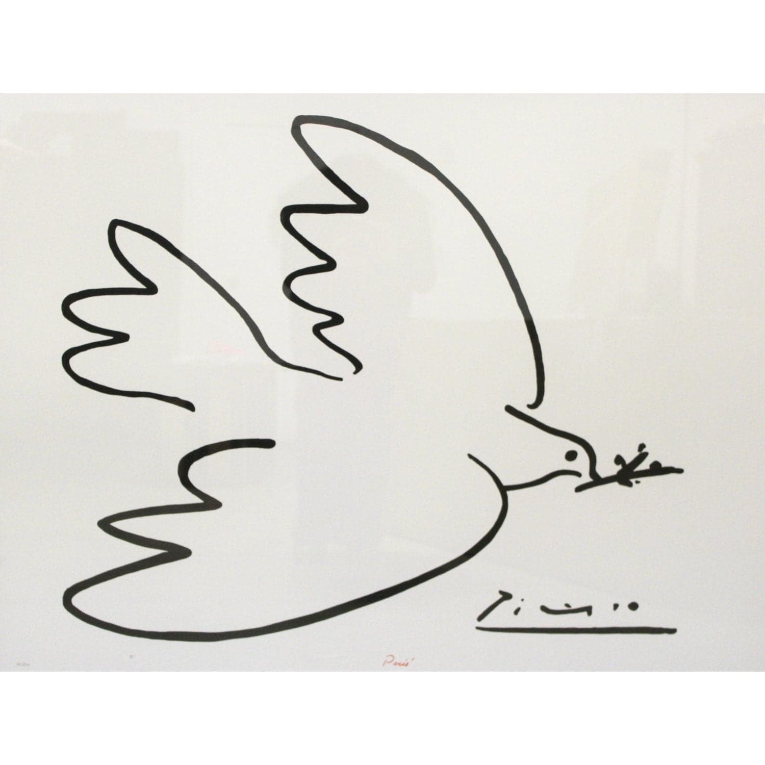 Gallery Framed Art Print 'Dove of Peace' By Pablo Picasso - Thumbnail 2