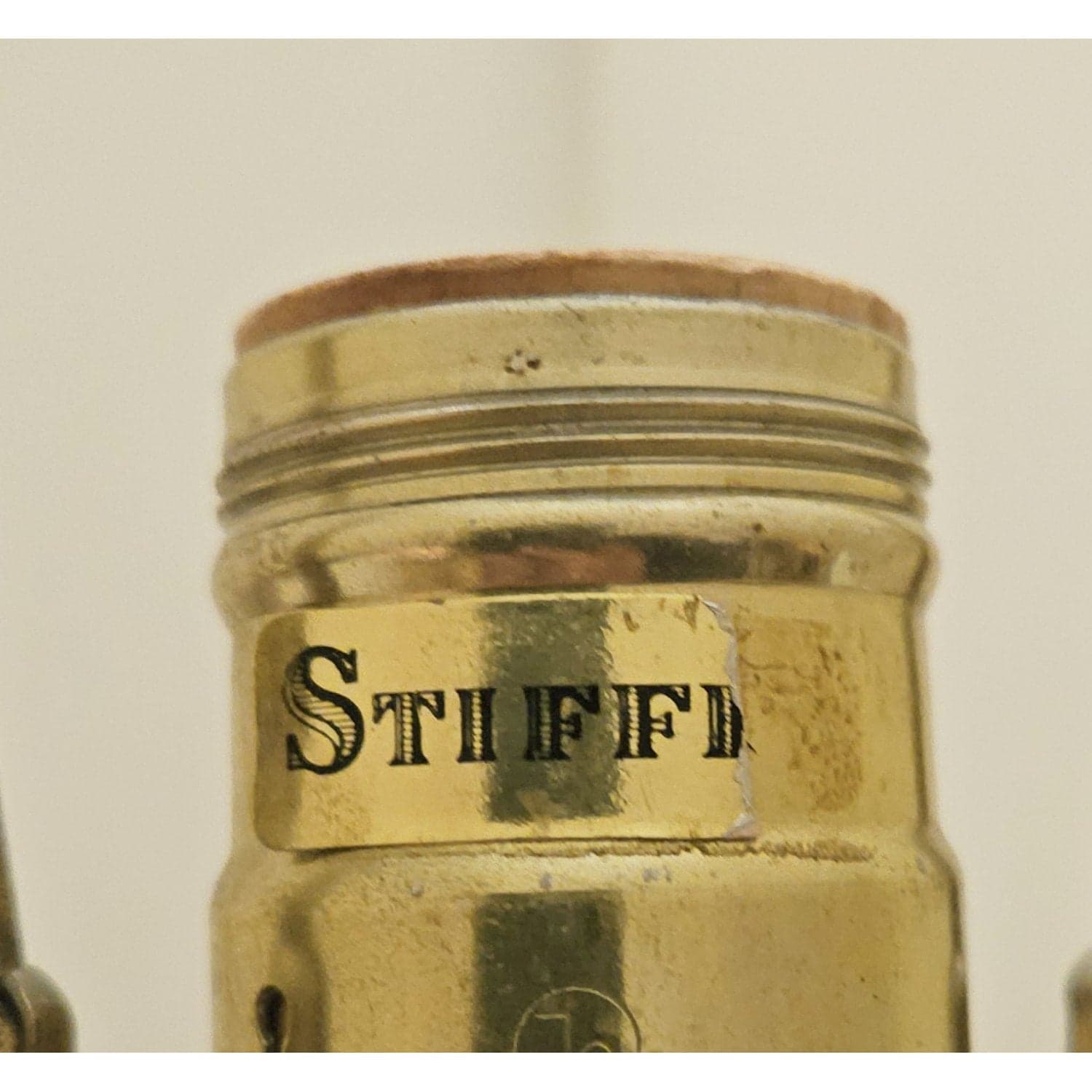 Stiffel Large Vintage Brass Lamp - Thumbnail 3