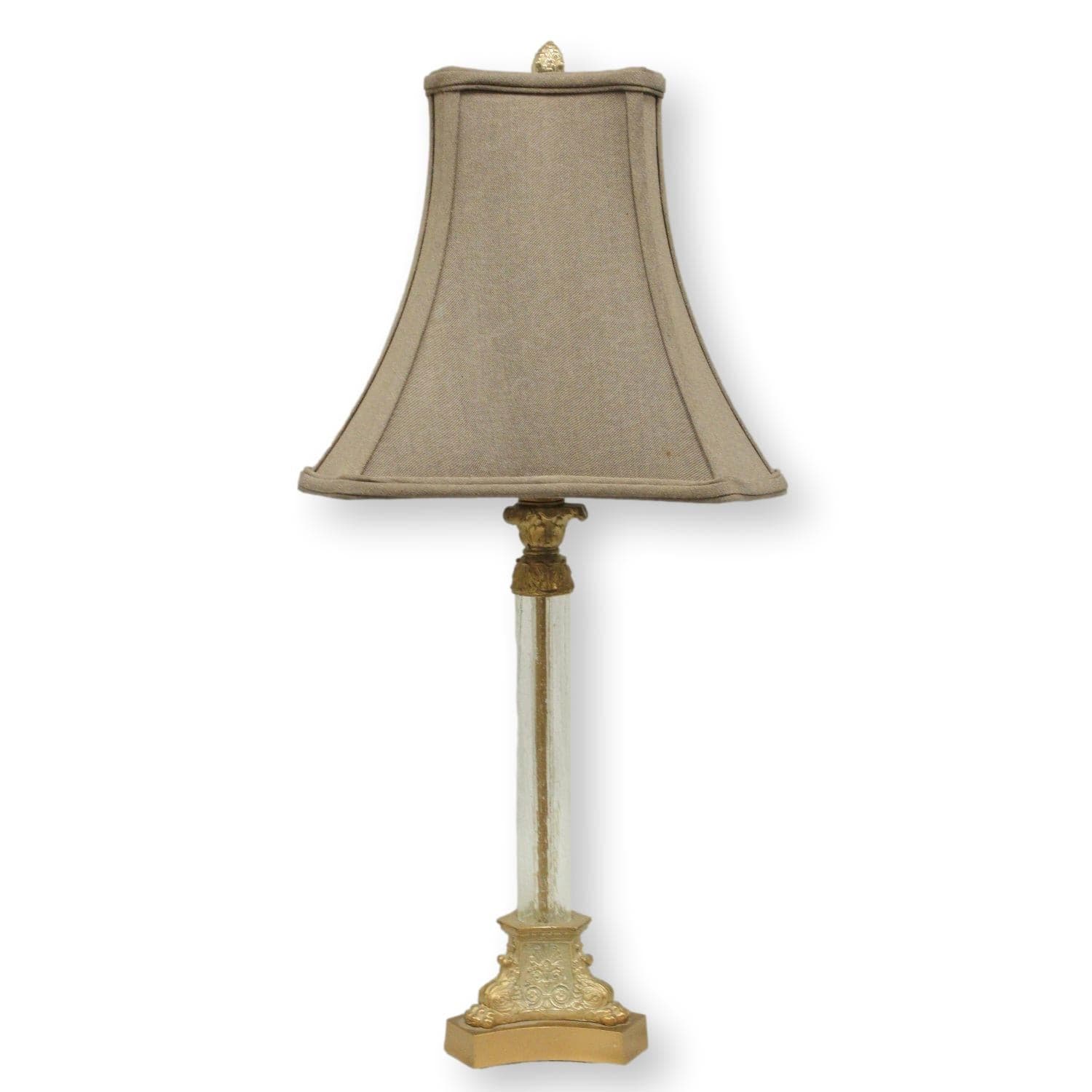 Seeded Glass Table Lamp