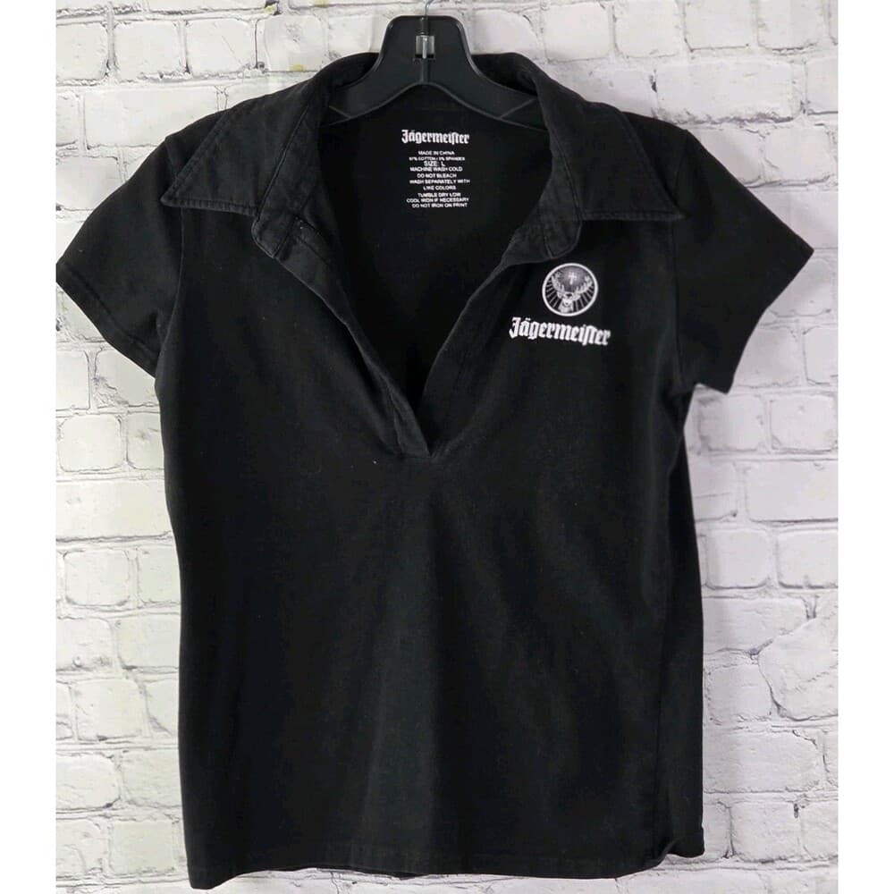 Jagermeister Women's Large Black S/S Shirt - Thumbnail 2