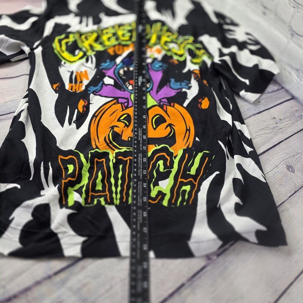 2024 Disney Parks Adults Small Halloween Stitch Camp Shirt - Thumbnail 13