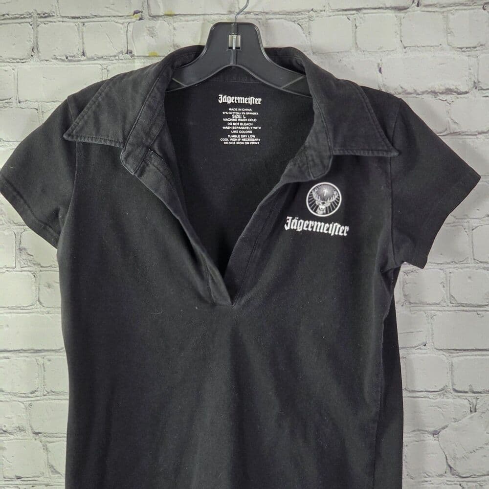 Jagermeister Women's Large Black S/S Shirt - Thumbnail 3