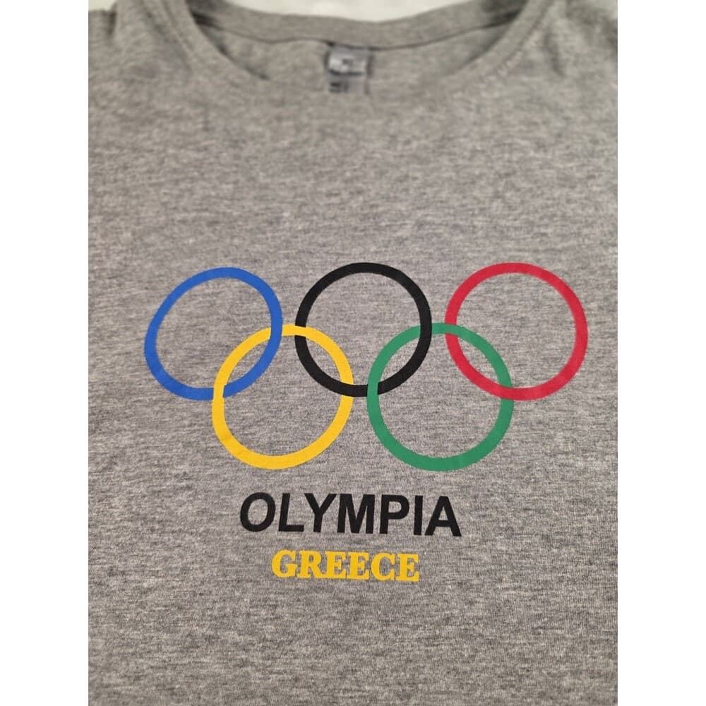 Vintage Athens Greece Olympics Gray Crew‎ Neck Size XL - Thumbnail 2