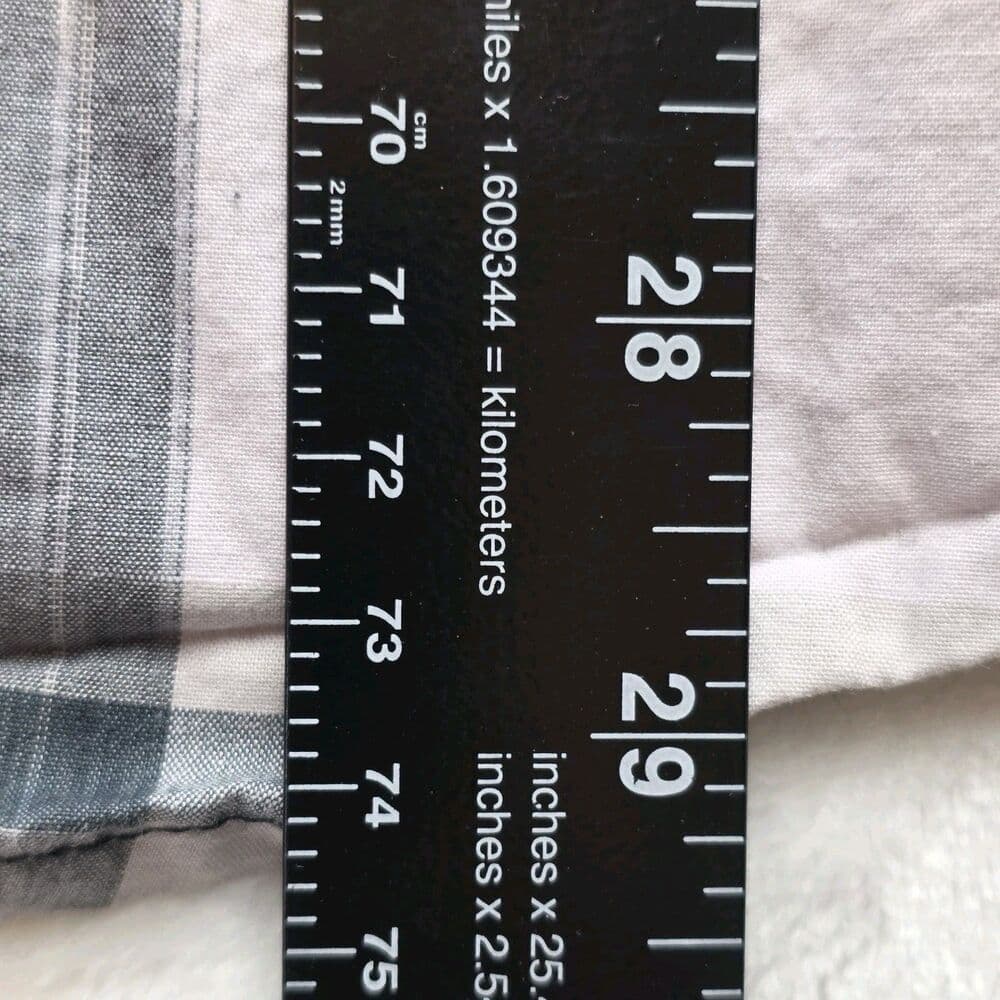 Wrangler Men’s XL Grey Striped‎ Pearl Snap Retro Long Sleeve Button Up Shirt - Thumbnail 10