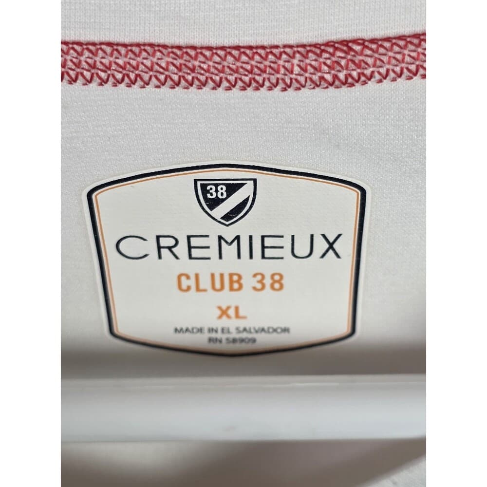 Cremieux Club 38 Performance Men's‎ XL White Short Sleeve Shirt - Thumbnail 4