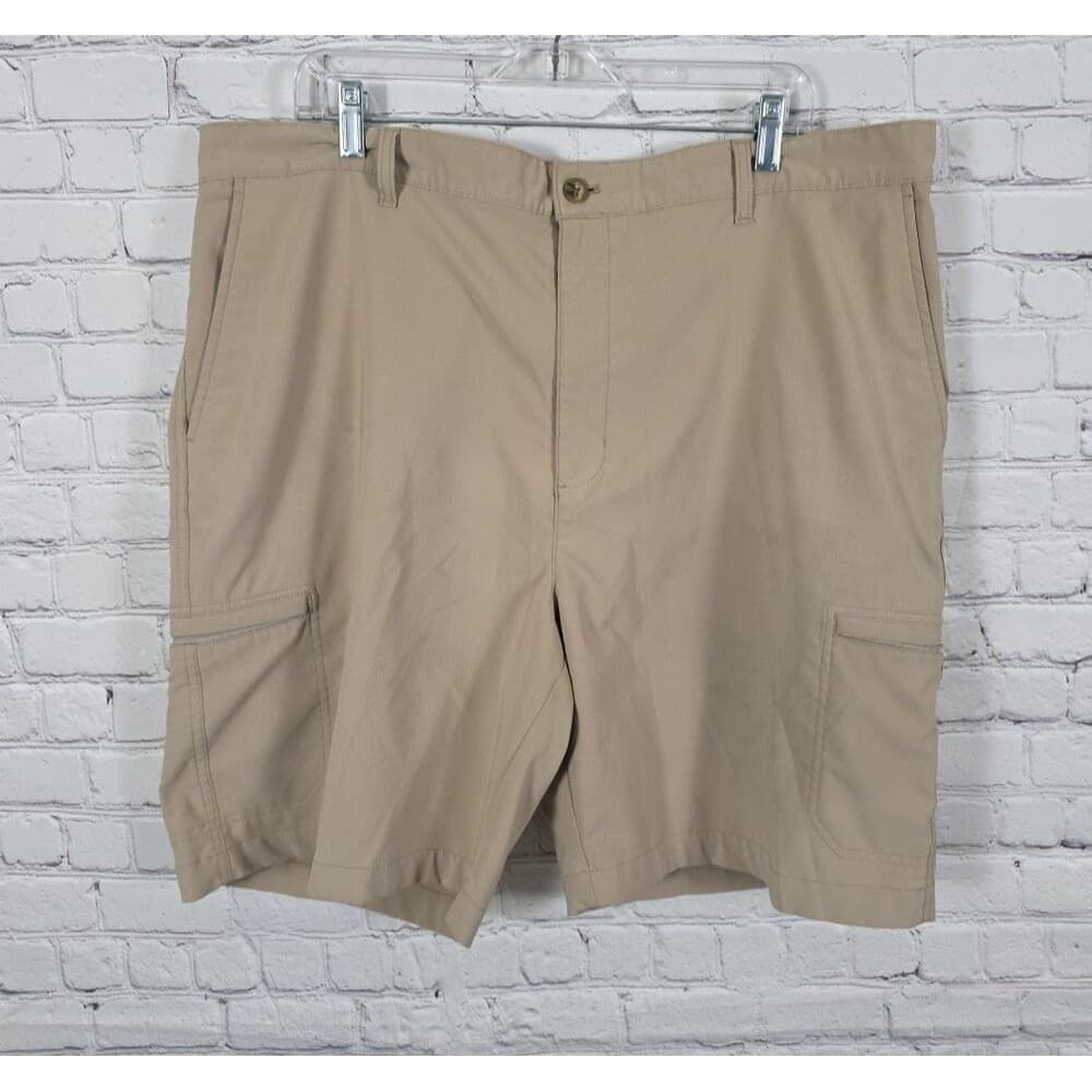 Chaps Men's 40 Tan Cargo Stretch Performance Golf Shorts - Thumbnail 11