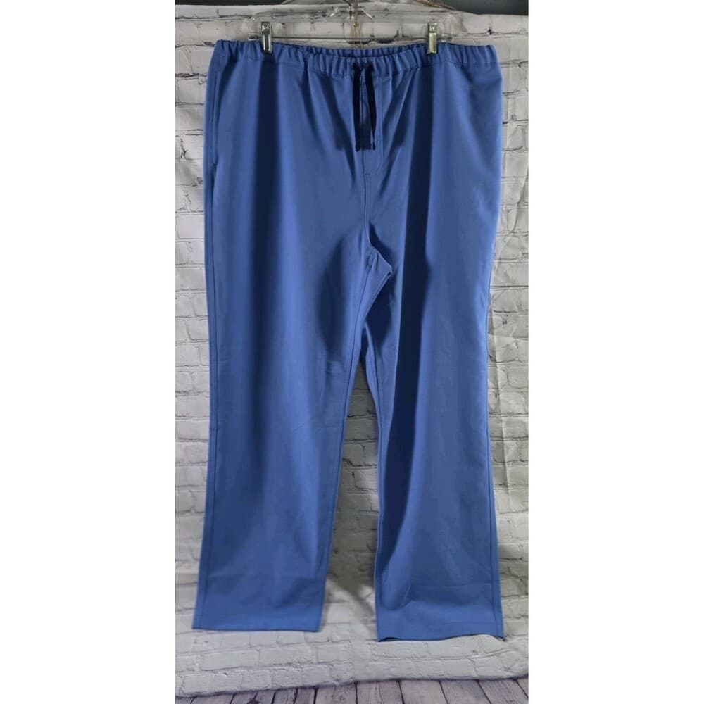 FIGS Technical Pisco Men's XXL Blue Scrub Pants FM4500 - Thumbnail 8