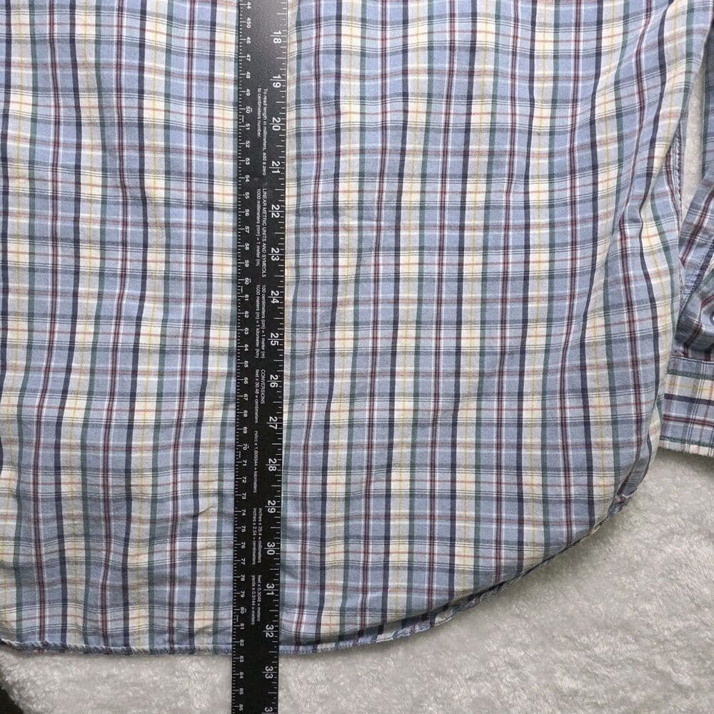 Vintage Polo Ralph Lauren Men's Large Multicolored Shirt - Thumbnail 7
