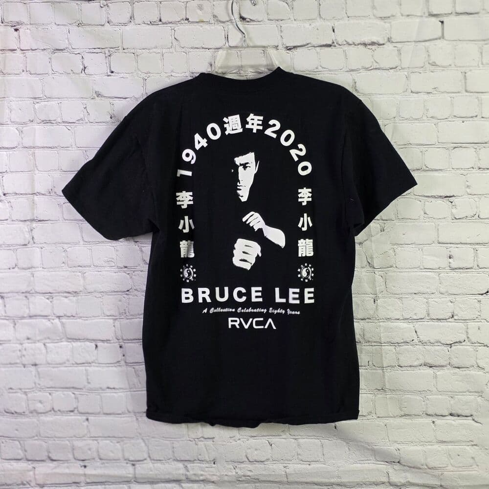 Bruce Lee Men's Medium Black Martial Arts T-Shirt - Thumbnail 3