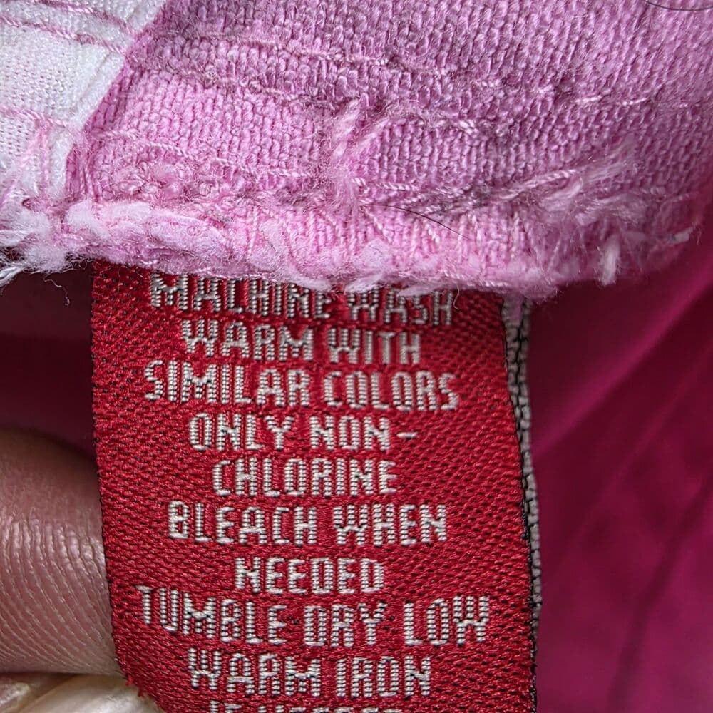 Chaps Ralph Lauren Women's Sz 12 Pink Denim Pants - Thumbnail 2