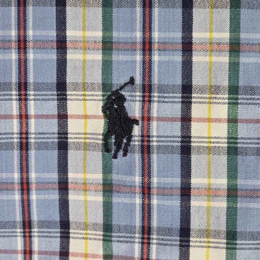 Vintage Polo Ralph Lauren Men's Large Multicolored Shirt - Thumbnail 2