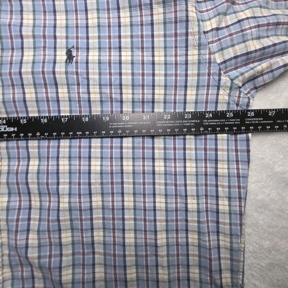 Vintage Polo Ralph Lauren Men's Large Multicolored Shirt - Thumbnail 4