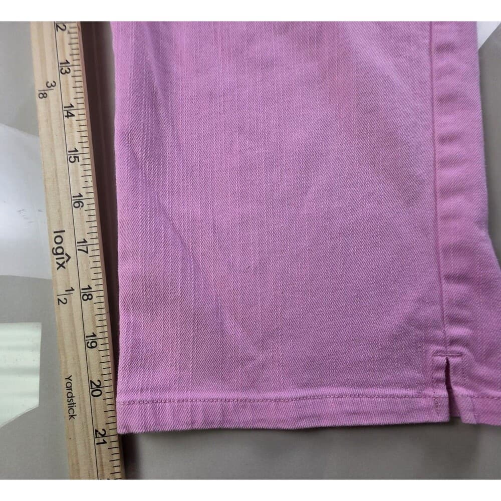 Chaps Ralph Lauren Women's Sz 12 Pink Denim Pants - Thumbnail 5