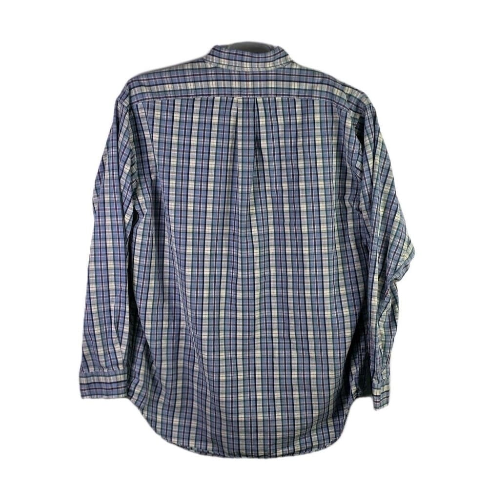 Vintage Polo Ralph Lauren Men's Large Multicolored Shirt - Thumbnail 6