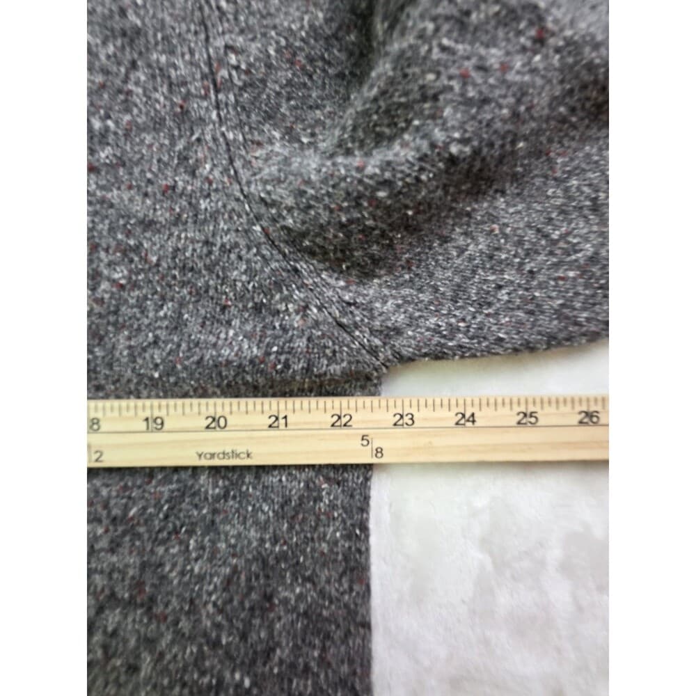 Woolrich Women's‎ Charcoal Heather Wool 1/4 Zip Size XXL Pullover - Thumbnail 5
