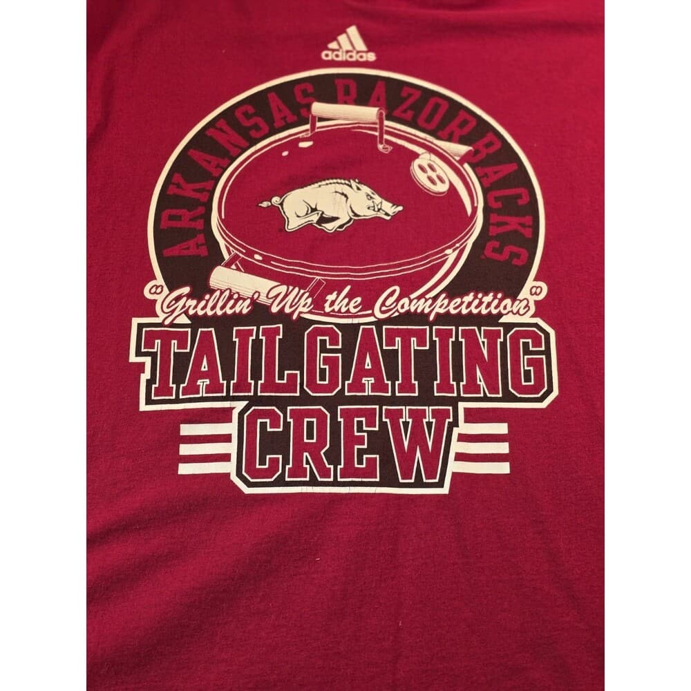 Adidas‎ 2000s Men's XL Arkansas Razorbacks T-Shirt - Thumbnail 2
