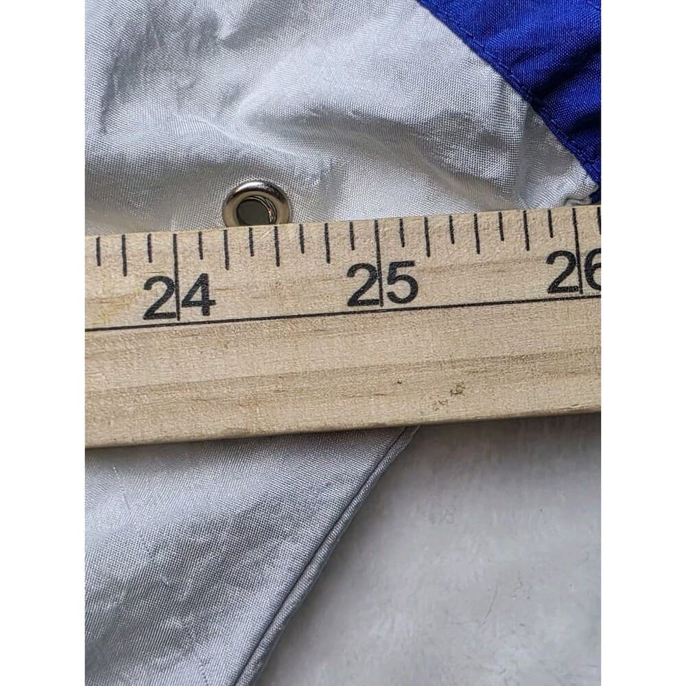 Vintage 90s Nike Elite Men's Large Blue / White Windbreaker - Thumbnail 4