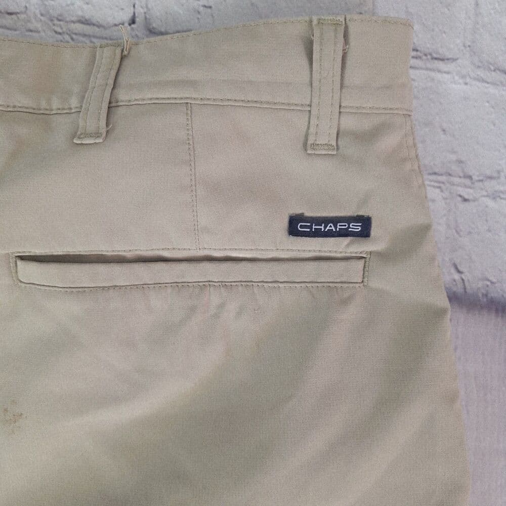 Chaps Men's 40 Tan Cargo Stretch Performance Golf Shorts - Thumbnail 10