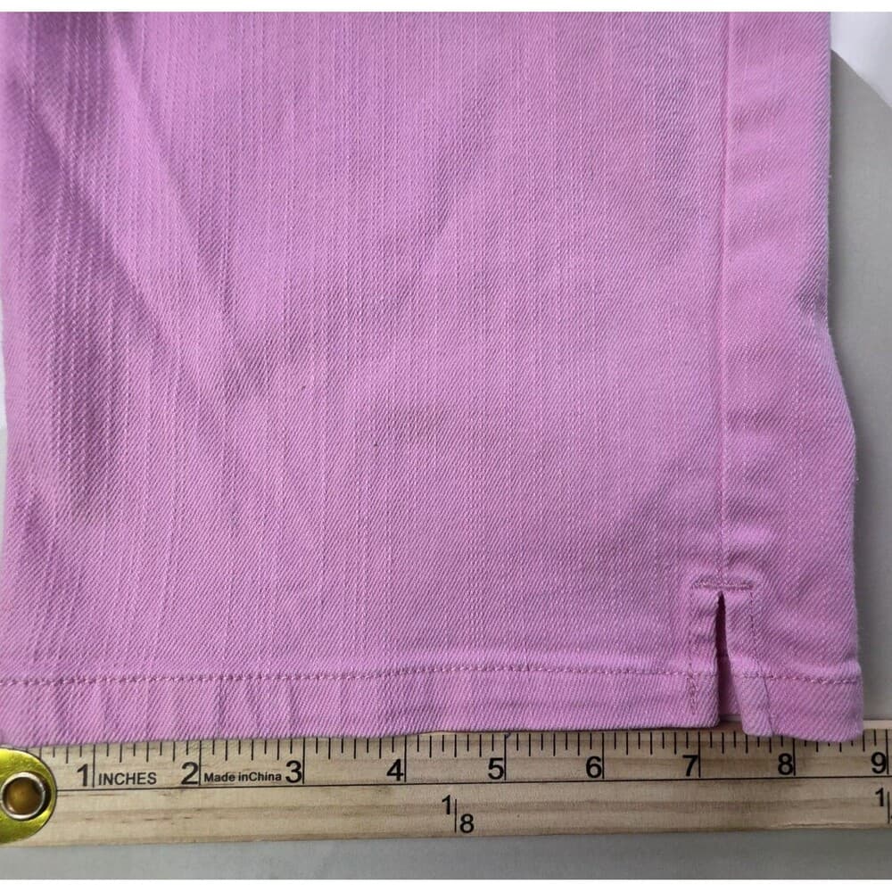 Chaps Ralph Lauren Women's Sz 12 Pink Denim Pants - Thumbnail 6