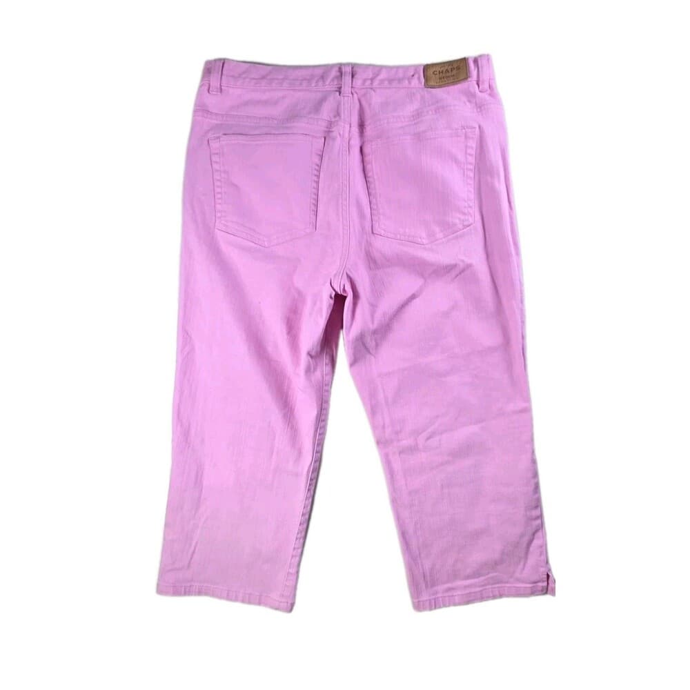 Chaps Ralph Lauren Women's Sz 12 Pink Denim Pants