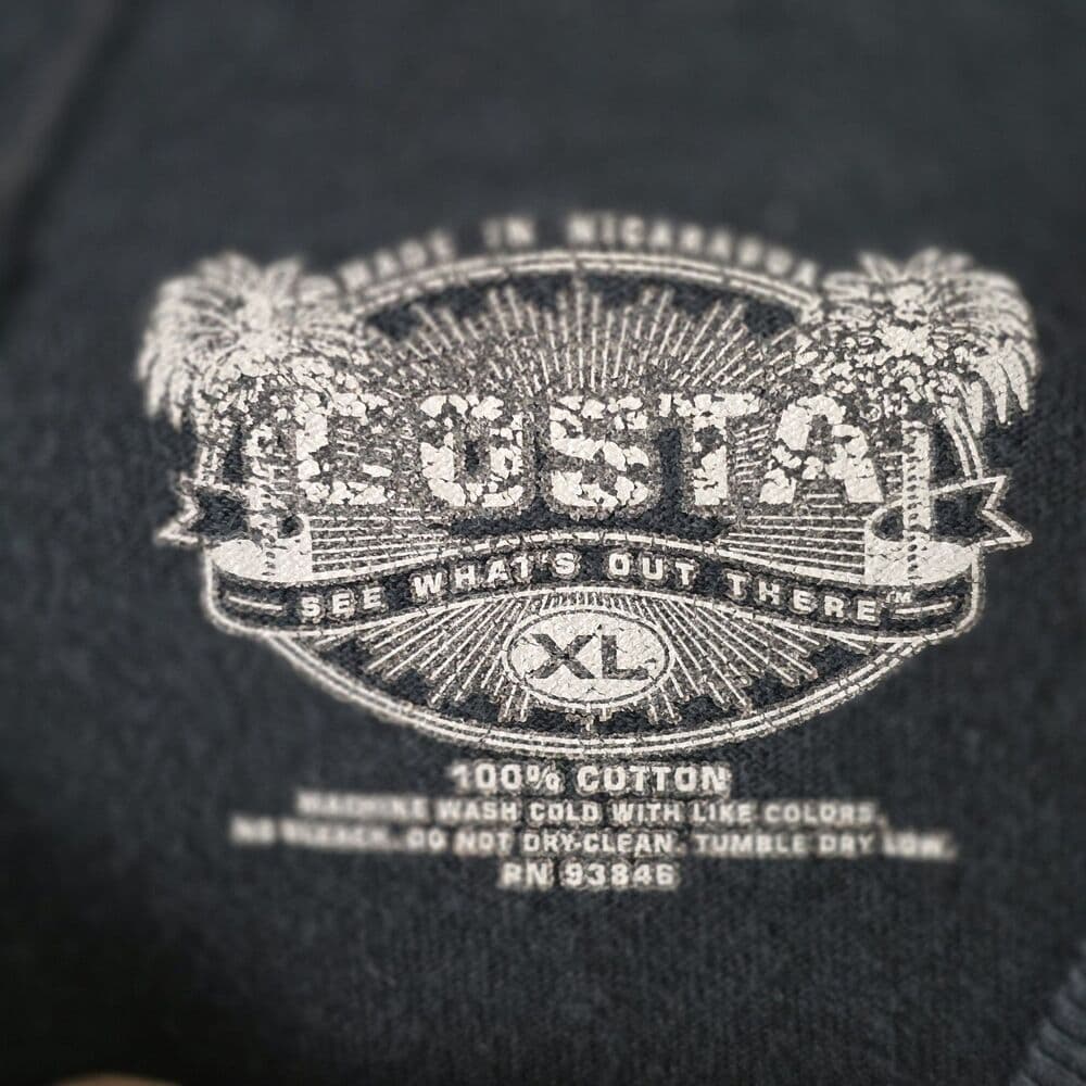 Costa Del Mar Men's XL Navy Blue"Born On The Water" Short Sleeve T-Shirt - Thumbnail 3