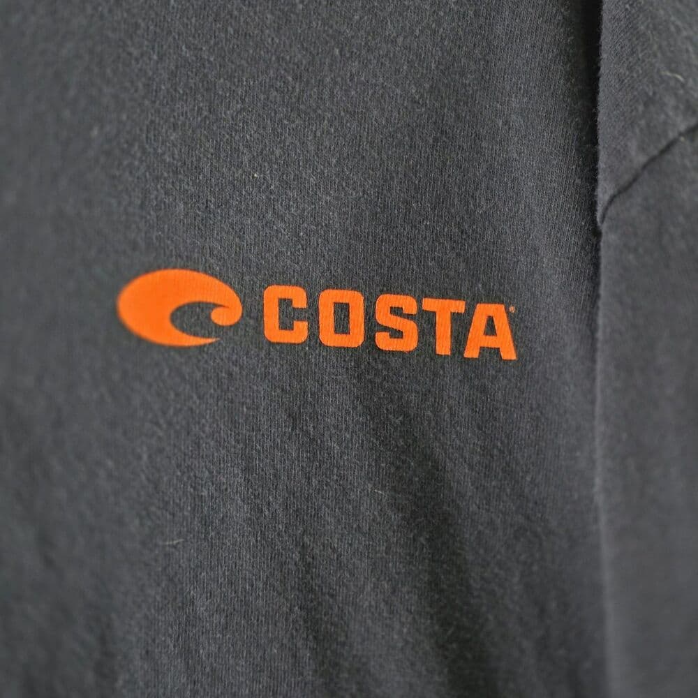Costa Del Mar Men's XL Navy Blue"Born On The Water" Short Sleeve T-Shirt - Thumbnail 2