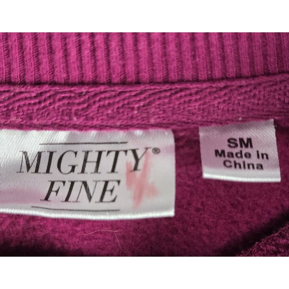 Mont Blanc Adult Small Pink 1993 French‎ Alps Ski Sweatshirt - Thumbnail 3
