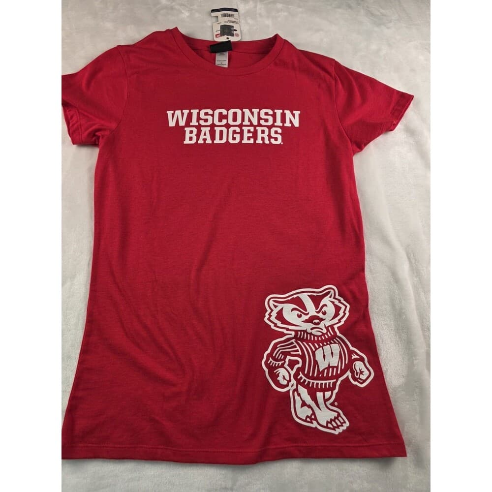 NWT Champion Wisconsin‎ Badgers Men's Large Red T-Shirt - Thumbnail 9