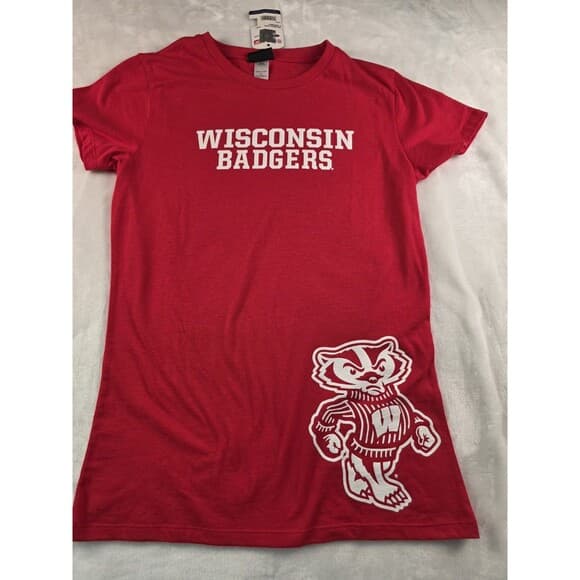 NWT Champion Wisconsin‎ Badgers Men's Large Red T-Shirt - Thumbnail 10