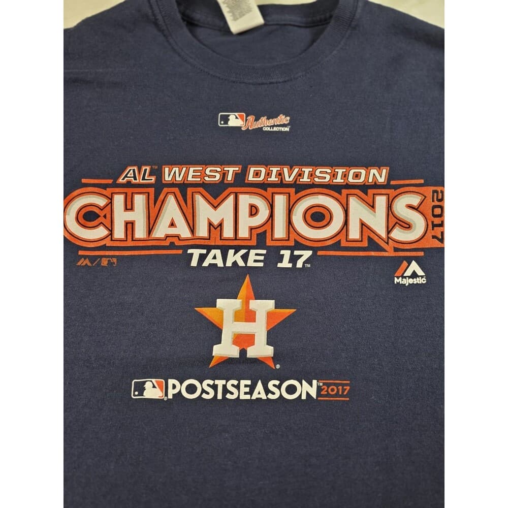 Houston Astros AL West Division Champions‎ Men's Medium Short Sleeve T-Shirt - Thumbnail 5