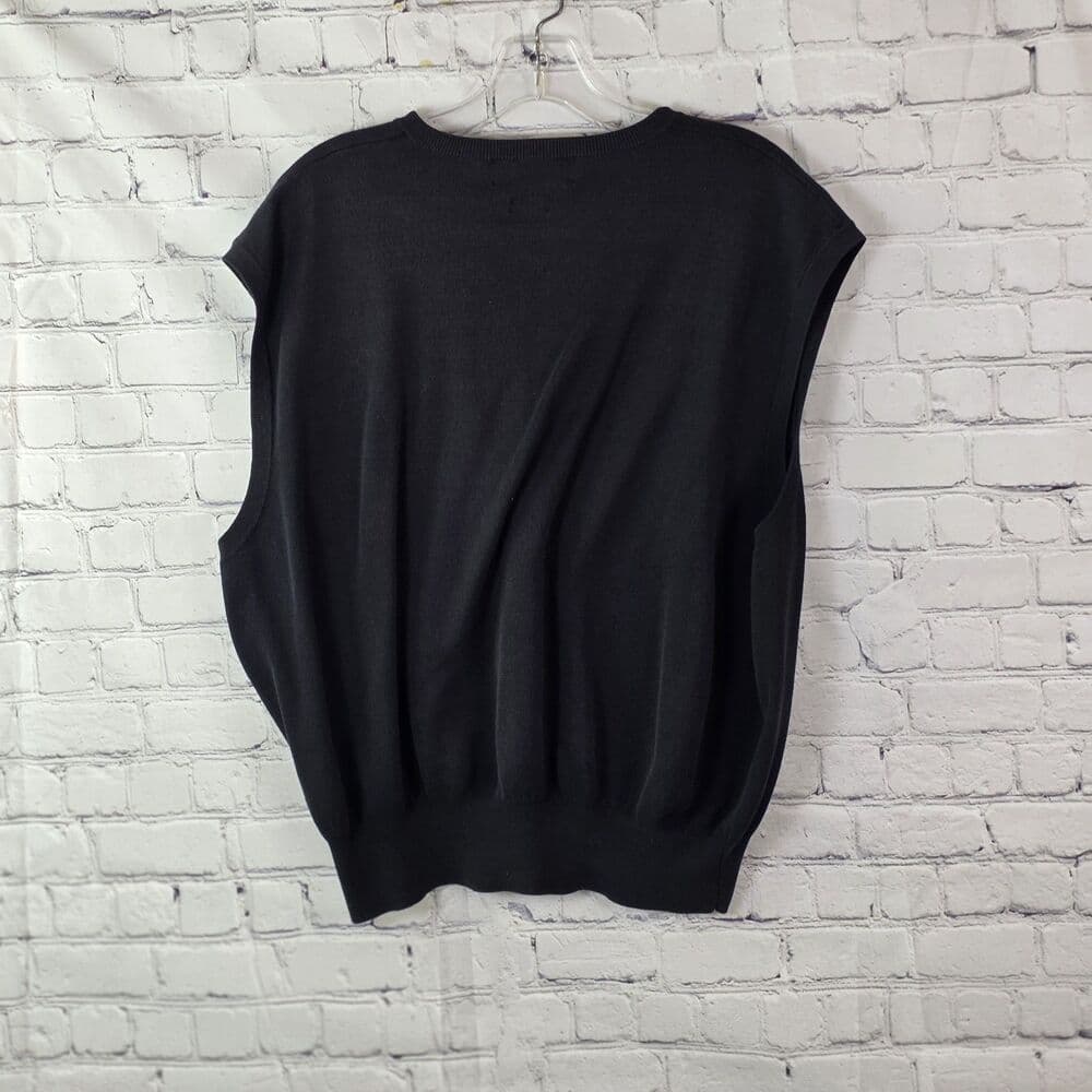 Ralph Lauren Women's XL Black V-Neck Sweater - Thumbnail 6