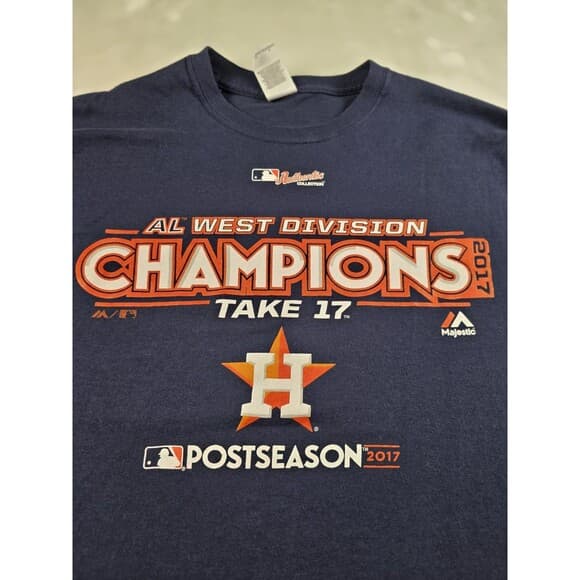 Houston Astros AL West Division Champions‎ Men's Medium Short Sleeve T-Shirt - Thumbnail 7