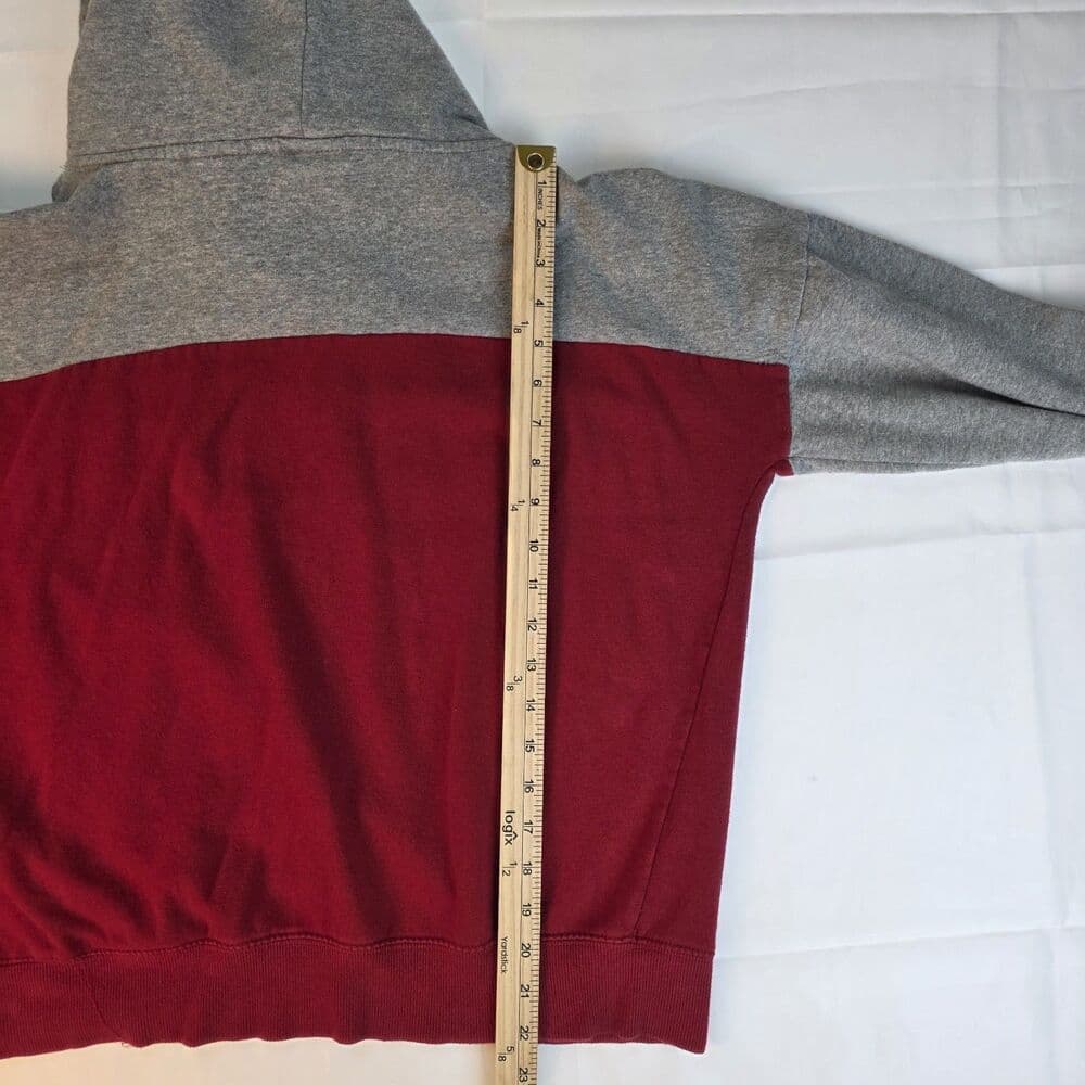 Colosseum Sweatshirt Women's‎ XL Red Arkansas Razorbacks Long Sleeve Hoodie - Thumbnail 6