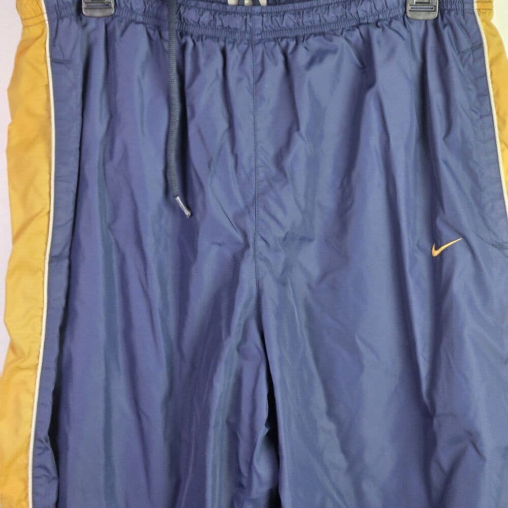 Vintage Nike Men's XL Navy Blue & Gold Windbreaker Set - Thumbnail 9