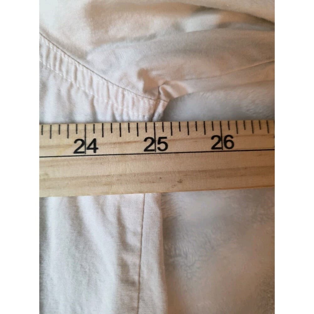 Jeans Wear Trent Men's XL Cream Color Long Sleeve Button Up Shirt - Thumbnail 6