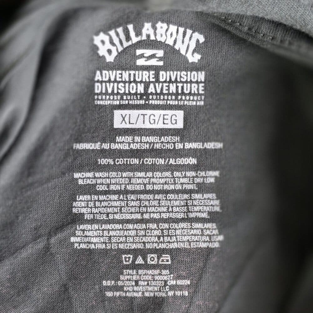 NWT Billabong Women's XL Green Adventure Division Long Sleeve Hoodie - Thumbnail 3