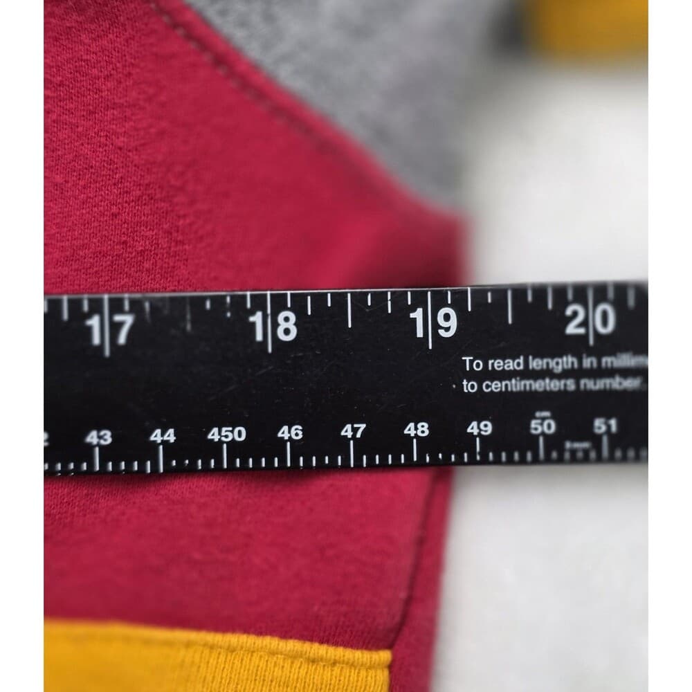 Mitchell & Ness Extra Small Red & Gray Kansas City Chiefs Throwback Hoodie - Thumbnail 4