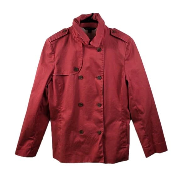 Brooks Brothers Blazer Women 8 Red Corduroy Fitted Traditional 3 Pocket Academic - Thumbnail 10