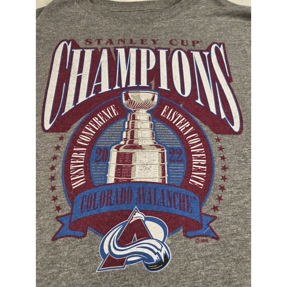 Fanatics Size Medium Colorado Avalanche‎ Stanley Cup Champions 2022 T-Shirt - Thumbnail 5