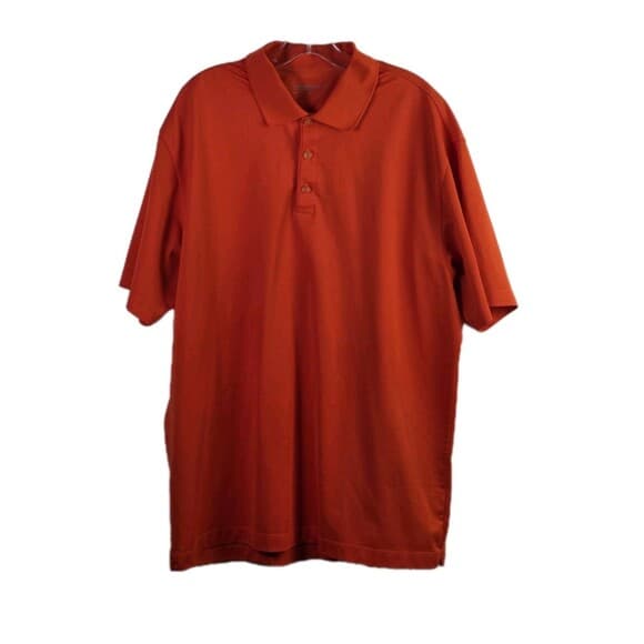 Nike Dri Fit Mens XL Orange Golf Performance Stretch Short Sleeve Polo Shirt - Thumbnail 14