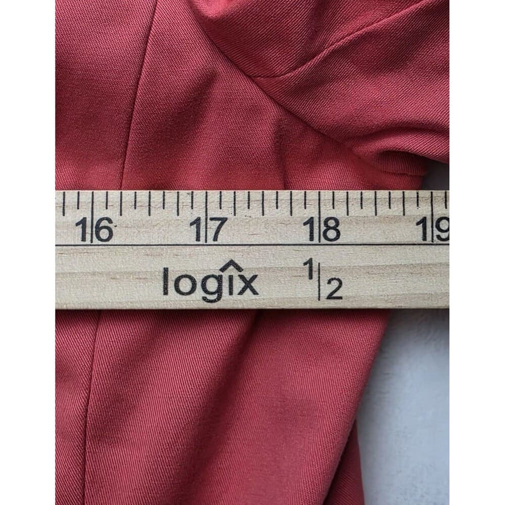 Brooks Brothers Blazer Women 8 Red Corduroy Fitted Traditional 3 Pocket Academic - Thumbnail 6