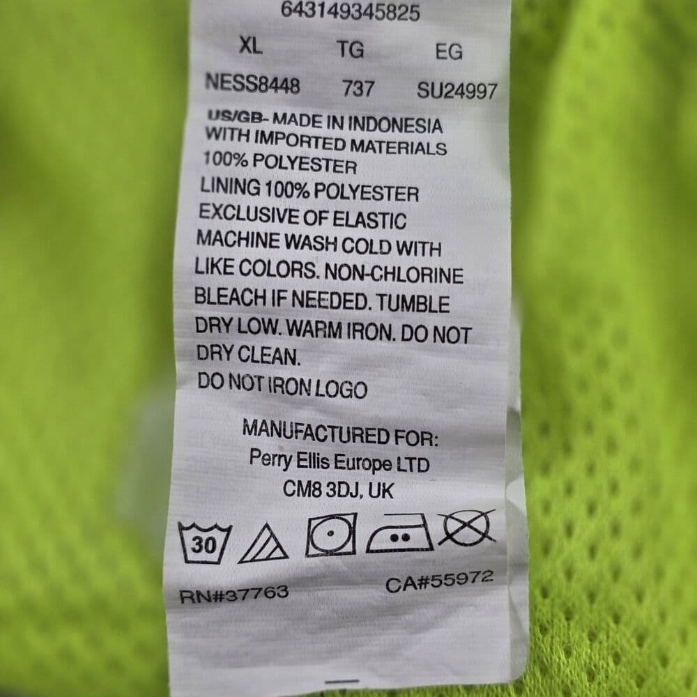 Nike Men’s XL Horizon Volley Swim Shorts Lime/Gray Ness 8448 - Thumbnail 3