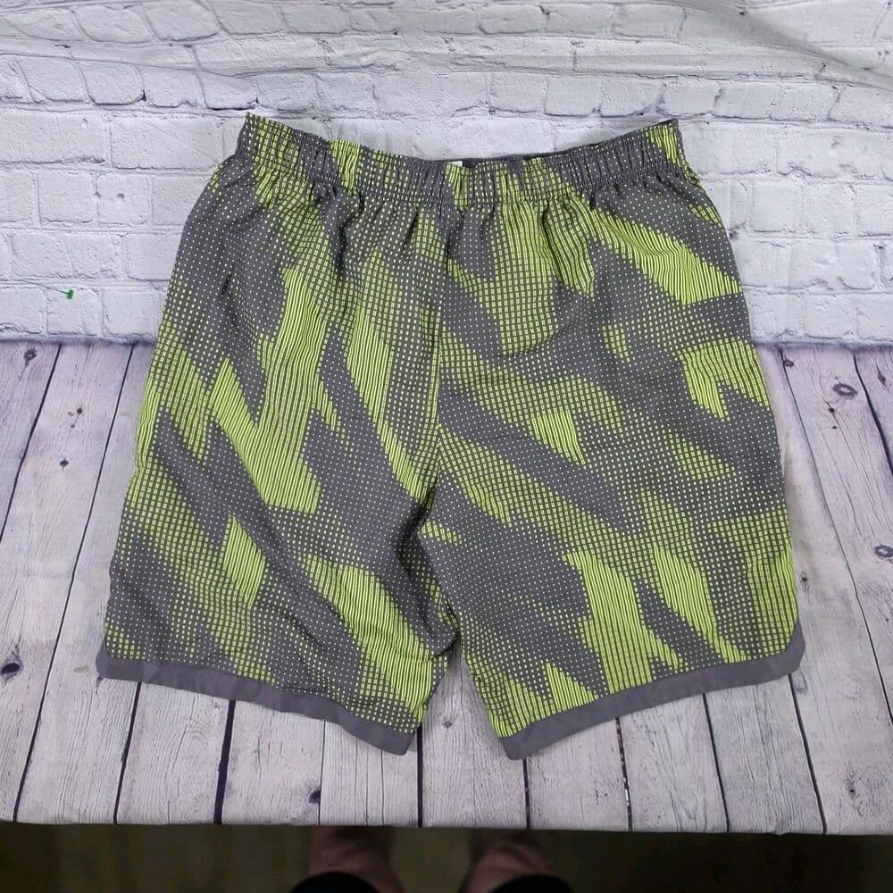 Nike Men’s XL Horizon Volley Swim Shorts Lime/Gray Ness 8448 - Thumbnail 4