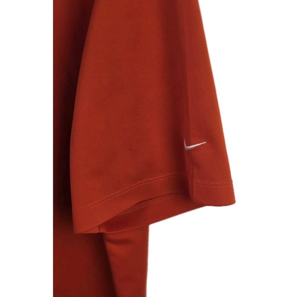 Nike Dri Fit Mens XL Orange Golf Performance Stretch Short Sleeve Polo Shirt - Thumbnail 2