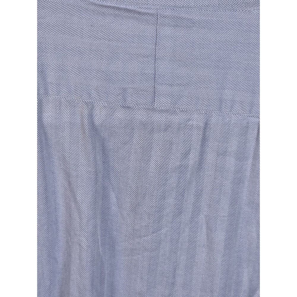 Daniel Cremieux Mens 17.5 - 36 Blue Shirt With Pinstripes‎ - Thumbnail 6