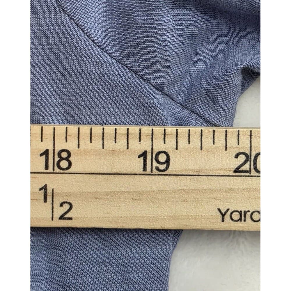 DKNY Women's XL Blue Long‎ Sleeve Blouse - Thumbnail 4